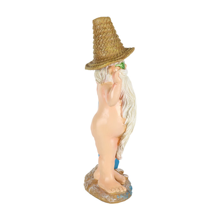 Exhart Good Time Beach Bum Naked Surfer Gnome Statue Reviews